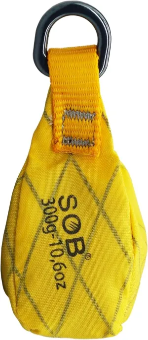 SOB Throw Weight Bag, Durable Climbing Rope Bag for Arborists, Tree Throw Bag for Rock Spelunking (Yellow-300)