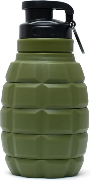 Spit Cup Spittoon for Chewing, Portable Reusable Spit Dipping Cup with Lid, Collapsible Spill Resistant Leak Proof Silicone Body Travel Spitter