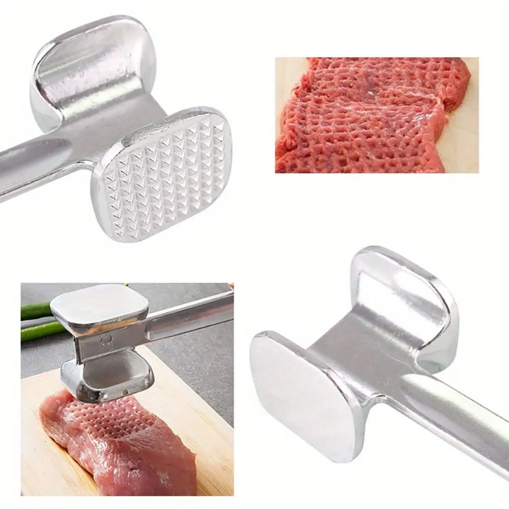 Stainless Steel Meat Tenderizer Hammer - Kitchen Tool