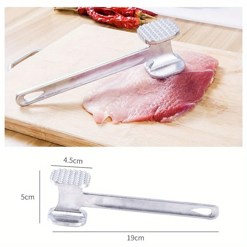Stainless Steel Meat Tenderizer Hammer - Kitchen Tool
