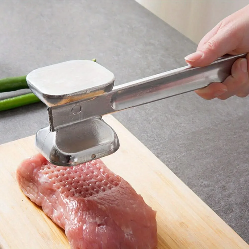 Stainless Steel Meat Tenderizer Hammer - Kitchen Tool