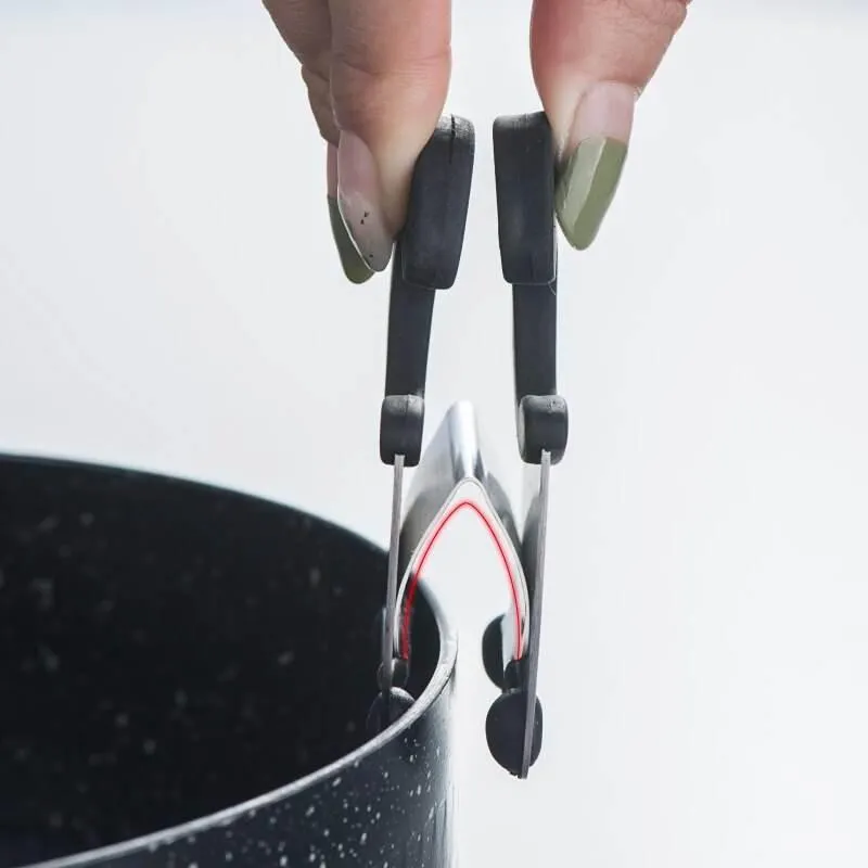 Stainless Steel Spoon Holder - Cookware Clip for Easy Cooking