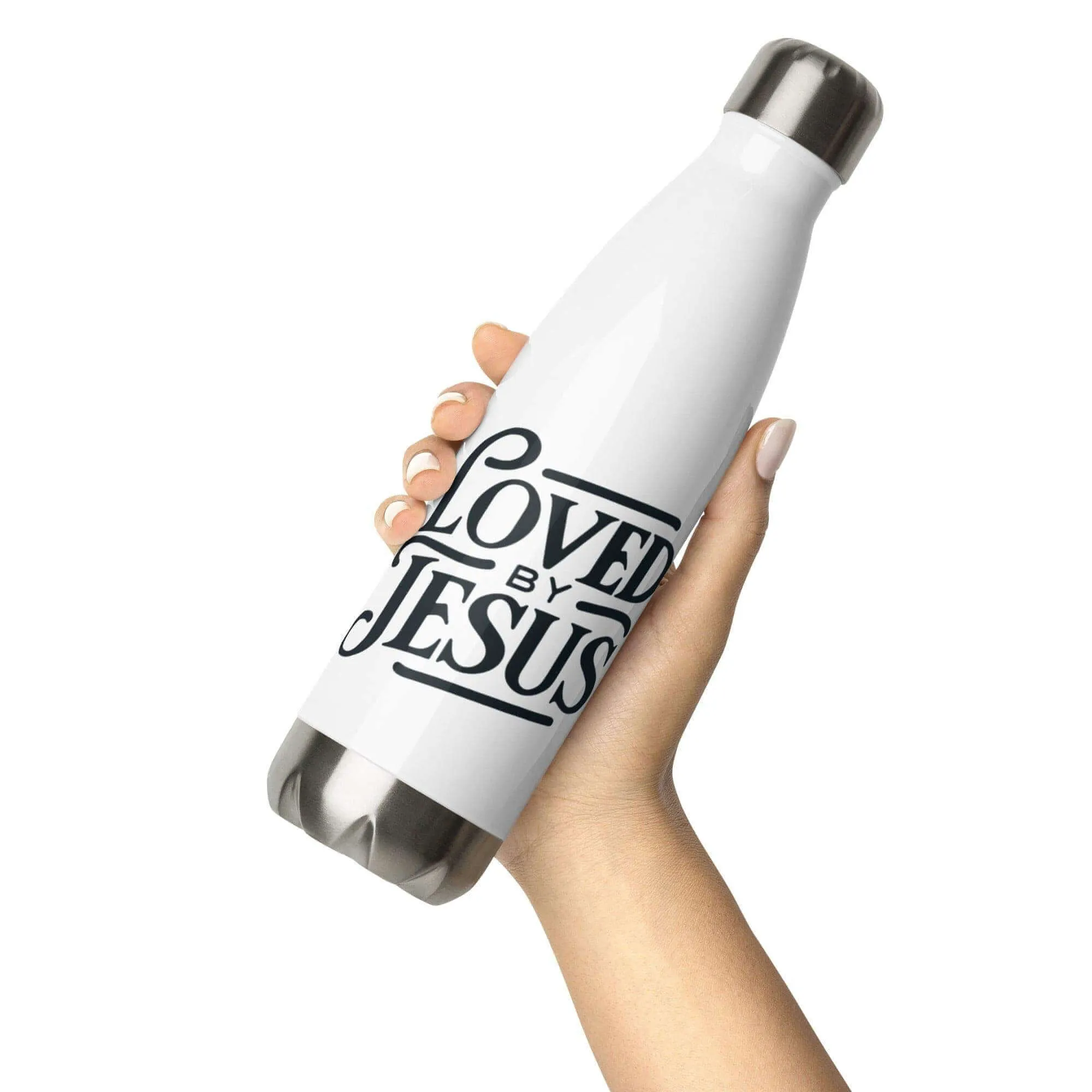 Stainless steel water bottle Loved by Jesus