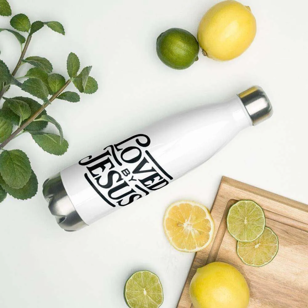 Stainless steel water bottle Loved by Jesus