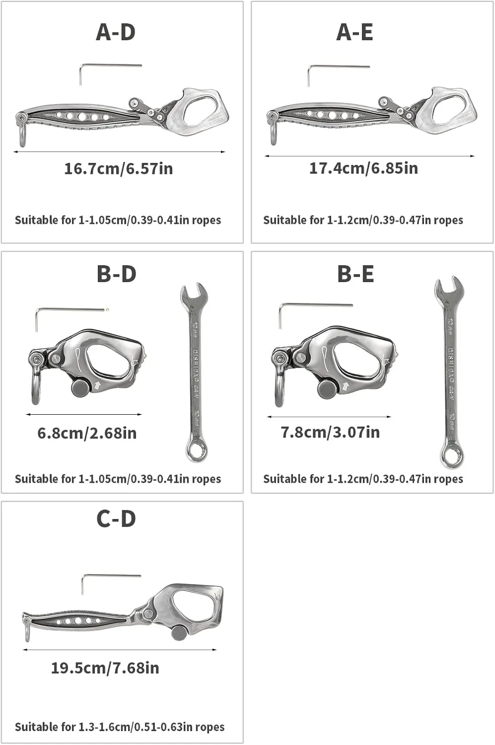 Stainless Steels Climb Descender Rigging Plate Rappel Rock Climbing Rescuing Device Downhill Equipment Heavy Duty