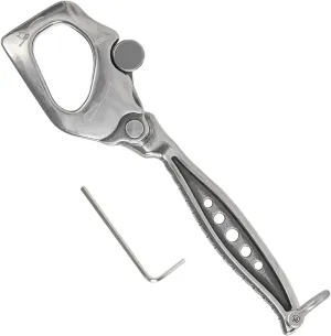 Stainless Steels Climb Descender Rigging Plate Rappel Rock Climbing Rescuing Device Downhill Equipment Heavy Duty