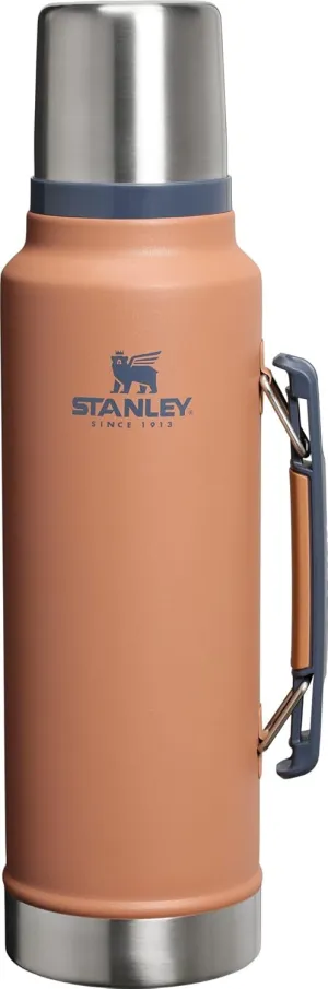 Stanley Classic Legendary Vacuum Bottle 1.5 qt | Wide Mouth with Leakproof Cup Lid | Keep Drinks Hot or Cold | Packable for Travel | Insulated Stainless Steel Thermos | BPA-Free | Toast