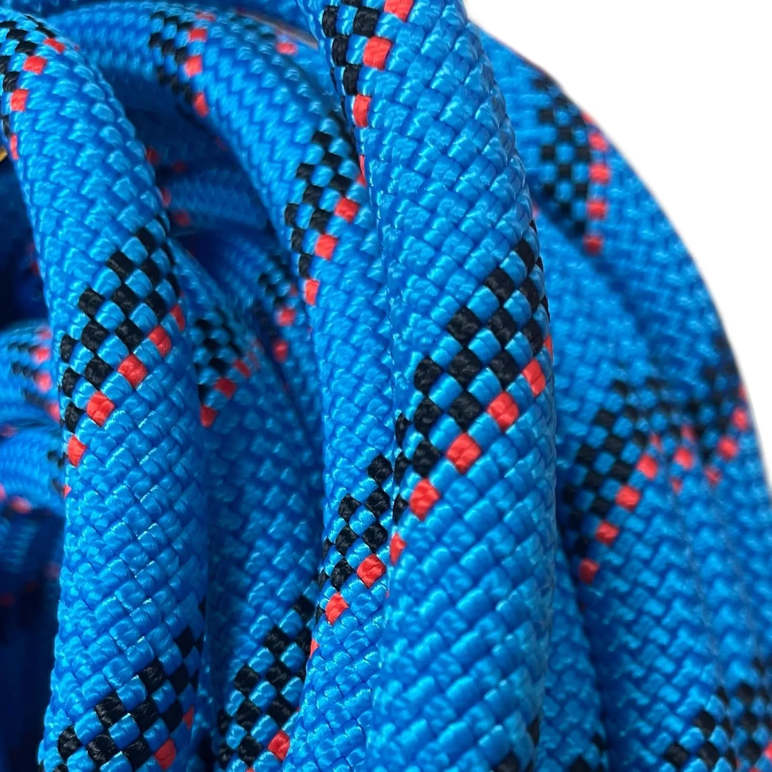 Static Climbing Rope 10.5mm UIAA Static Line Rappelling Rope Nylon Kern Mantle Rope for Escape Rope Rock Climbing, Mountain Tree Climbing, Hauling, Rescue