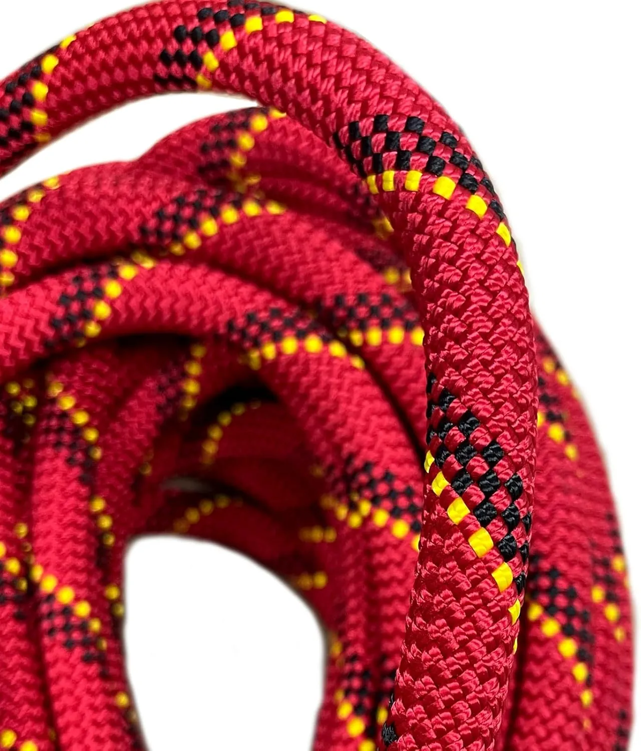 Static Climbing Rope 11mm UIAA Static Line Rappelling Rope 15M (50ft) Nylon Kern Mantle Rope for Escape Rope Rock Climbing, Mountain Tree Climbing, Hauling, Rescue