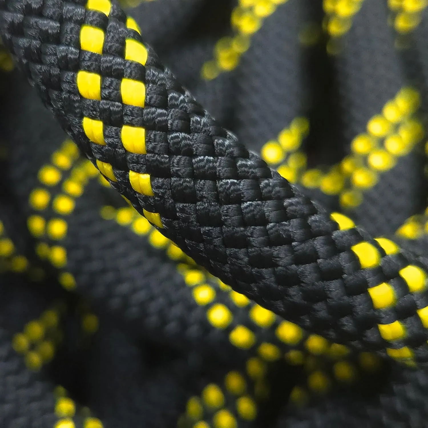 Static Climbing Rope 11mm UIAA Static Line Rappelling Rope 45M (150ft) Nylon Kern Mantle Rope for Escape Rope Rock Climbing, Mountain Tree Climbing, Hauling, Rescue