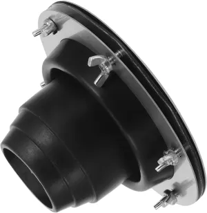 Stove Chimney Ring for Camping Tent Fireproof Grill Jack Stainless Steel Scald Ring Outdoor Use