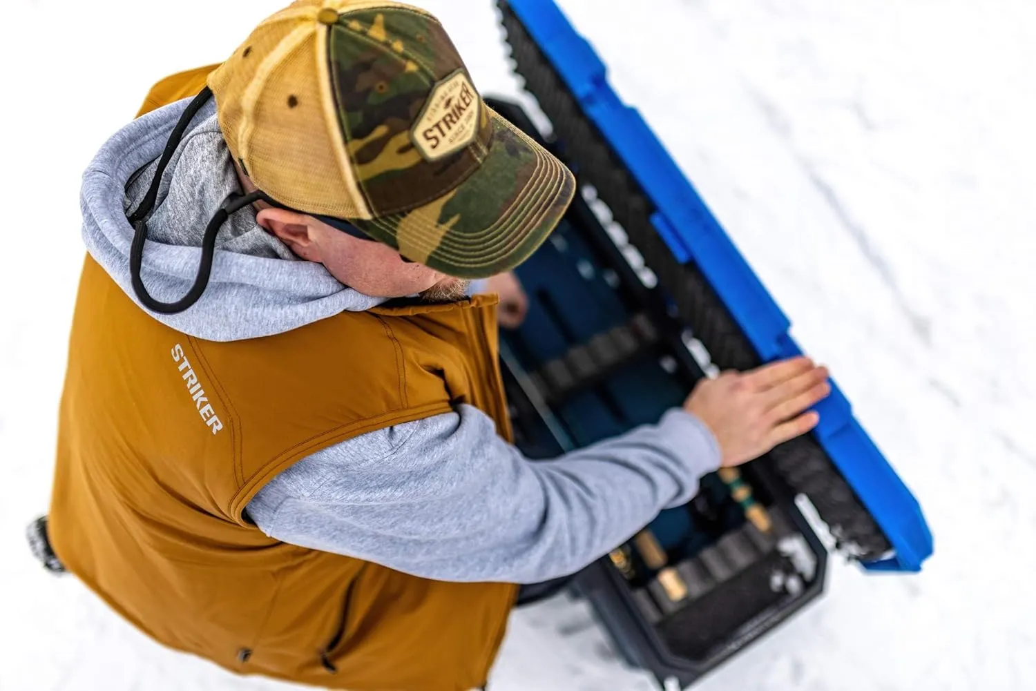 Striker Men’s Shield Float Insulated, Water-Resistant Fishing Vest with Sureflote Flotation Technology