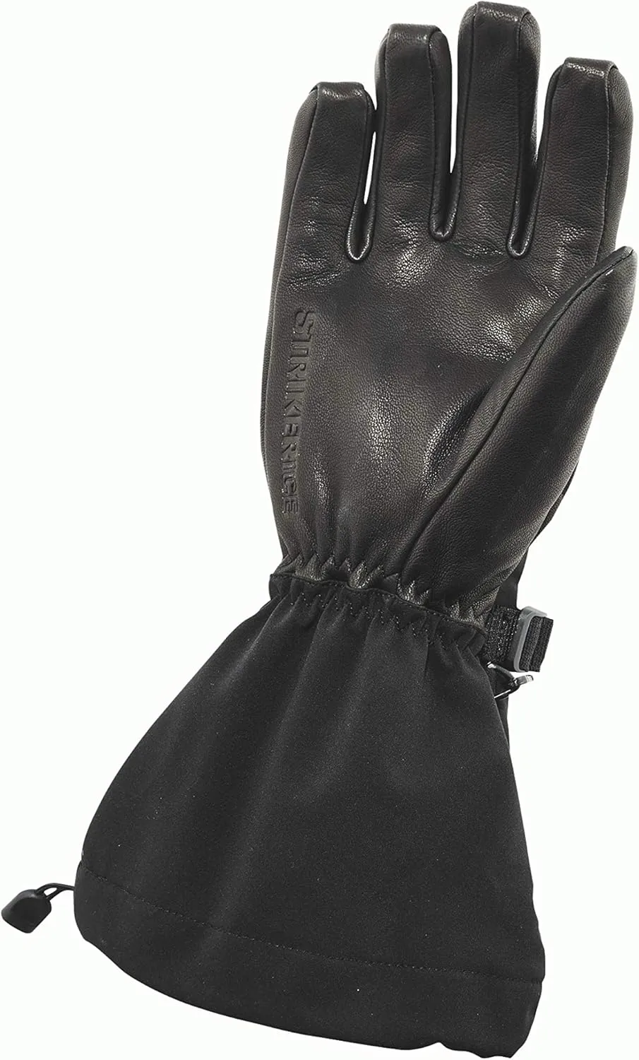 Striker Unisex Combat Waterproof Breathable Insulated Ice Fishing Gloves with Adjustable Wrist and Gauntlet Closure
