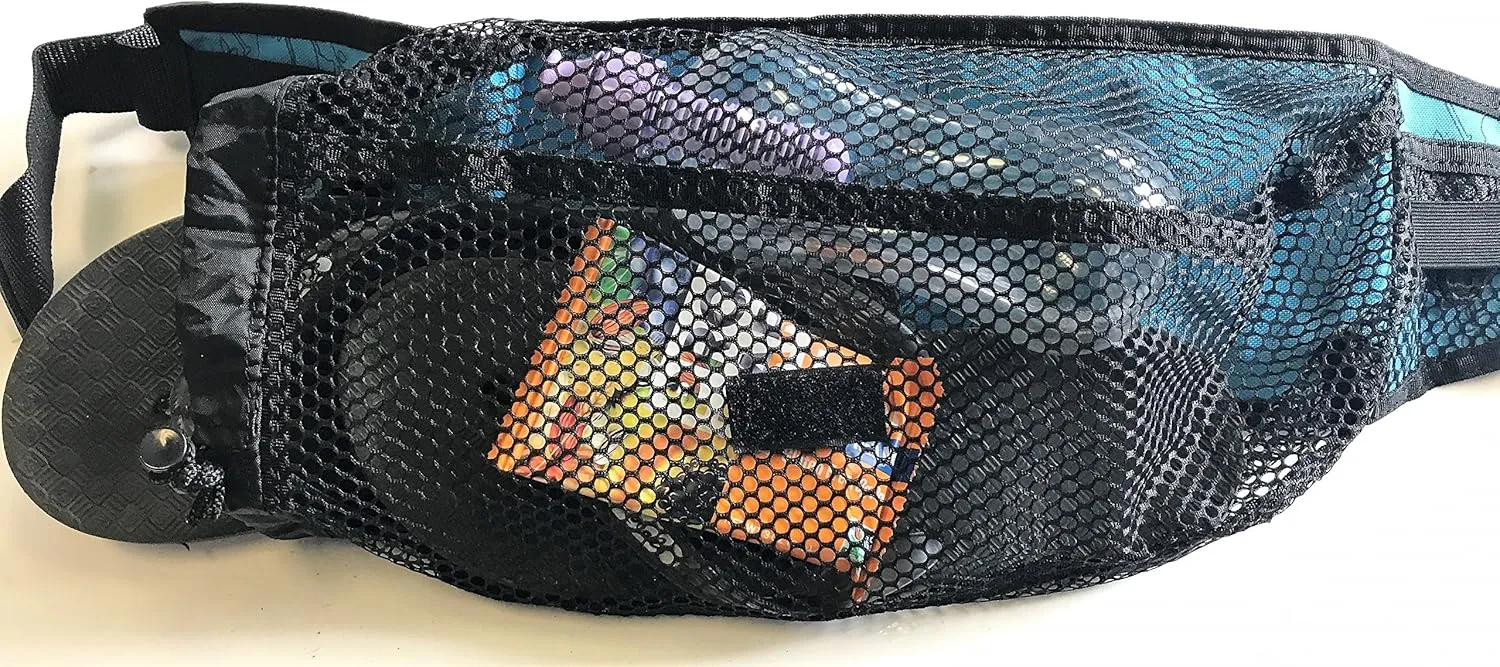 SUP Paddleboard Kayak Keys Phone Water Bottle Waist Fanny Belt Hip Pack Storage Net Bag