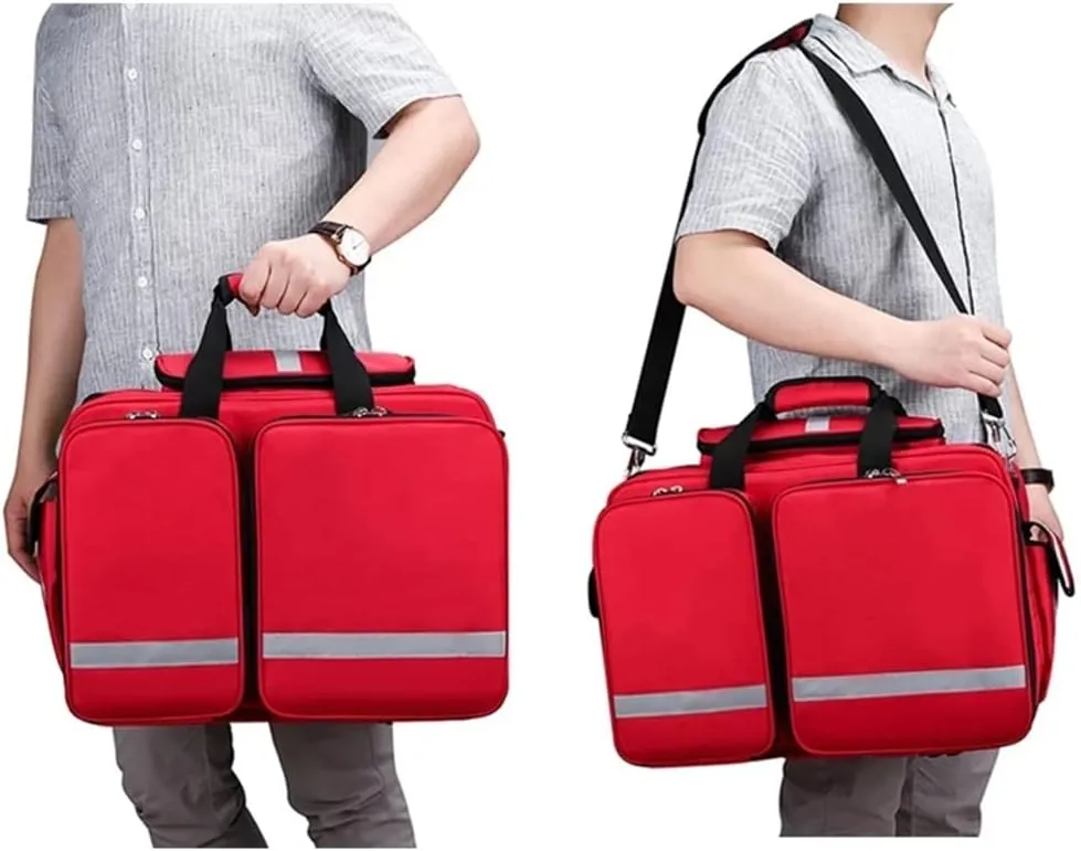 Survival Kit First Aid Kit Empty Tactical Trauma Bag Emergency Kit for Camping Hiking Home Outdoor Truck Vehicle Car Fishing Travel(Green)