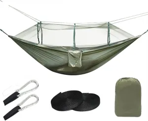 Swing Set Ultra Light Net Hammock, Tent Net, Outdoor Backyard Hiking Backpack, Travel Camping Double Swing Seat (Color : B)
