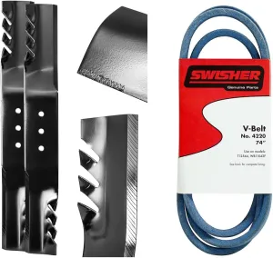 Swisher 21056 21056-Swisher 44 in. G6 Finish Cut Service Kit, Black