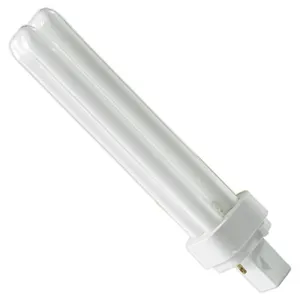 SYLVANIA #21113 CF26DD/827 26 watt Double-Tube Compact Fluorescent Lamp, Offset 2-Pin (G24d-3) Base, 2700K, 1710 lumens, 10,000hr Life