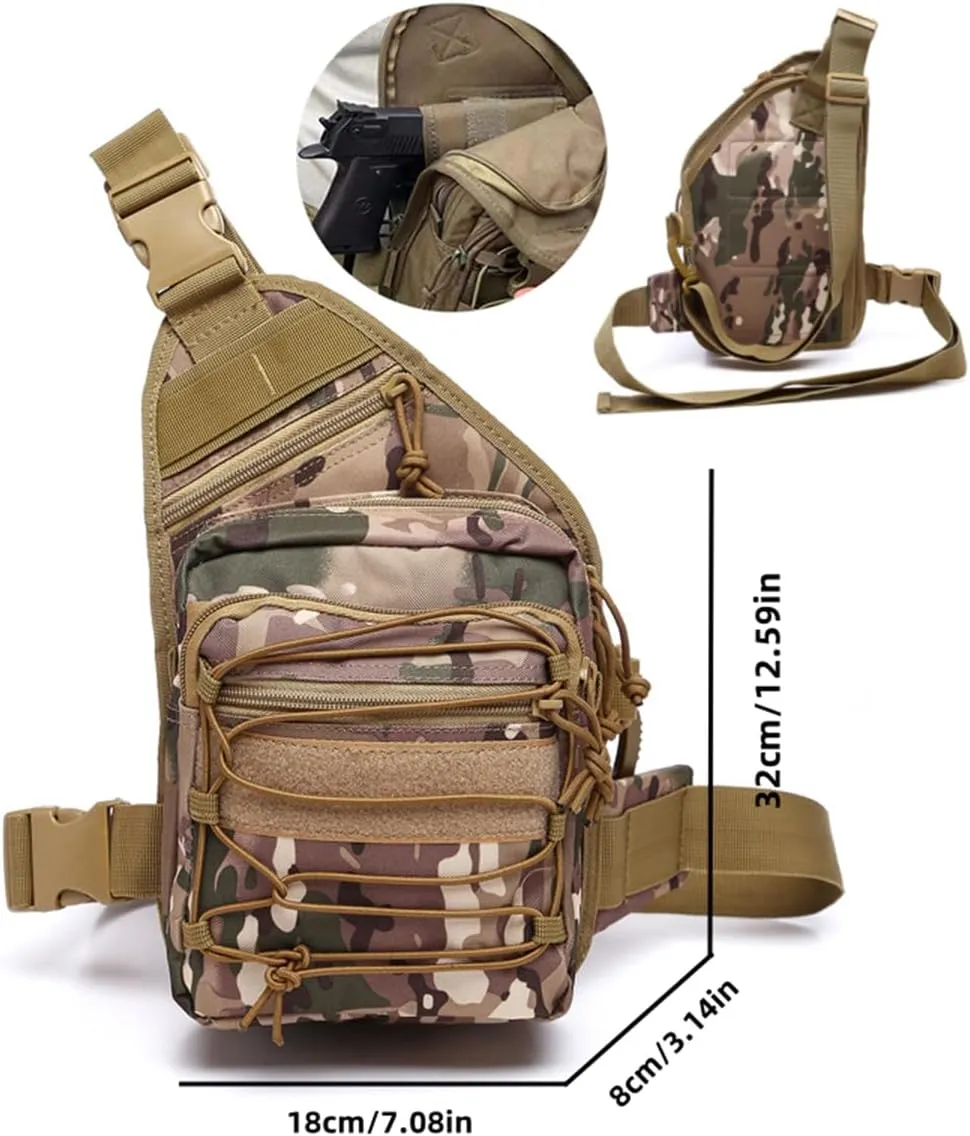 Tactical Backpack,Small Backpack and Sling Bag for Men,Crossbody Bag Men,Military Rucksack.