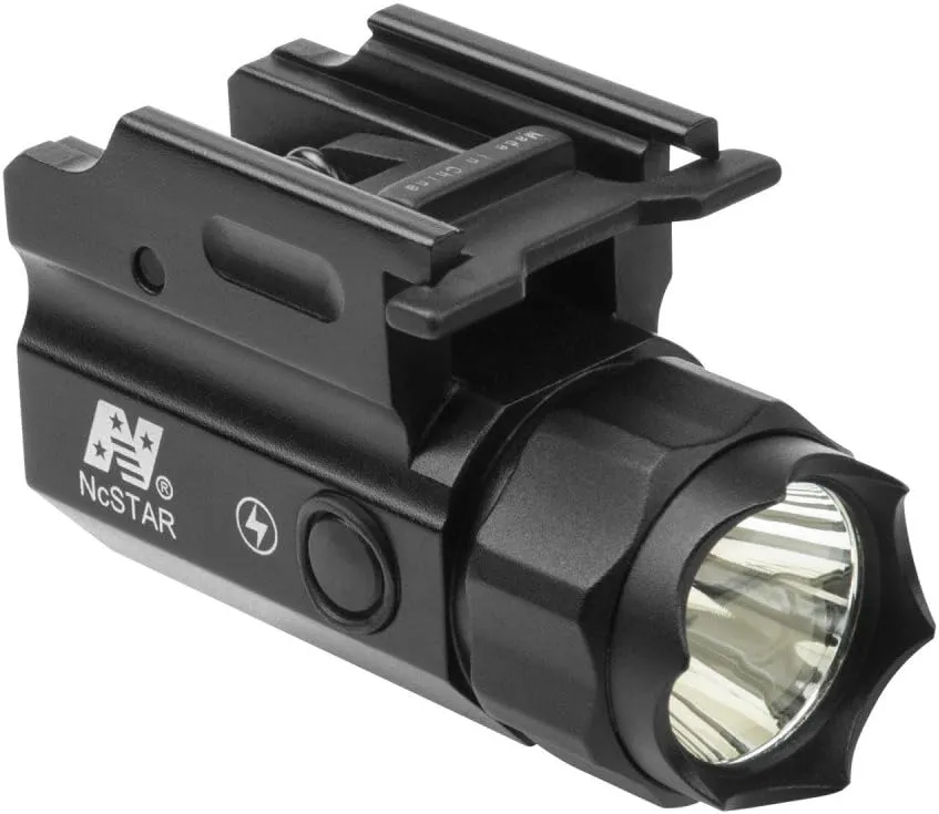 Tactical Compact Size STROBING LED Flashlight Kit w/Integral Quick Detach Mount/Fits Beretta M9 M9A3 96A1 APX Handgun Pistols