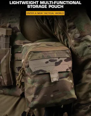 Tactical Grocery Bag Multi-Functional Molle Storage Pouch Hunting Military Map Navigation Pouch Airsoft Ammunition First Aid Kit