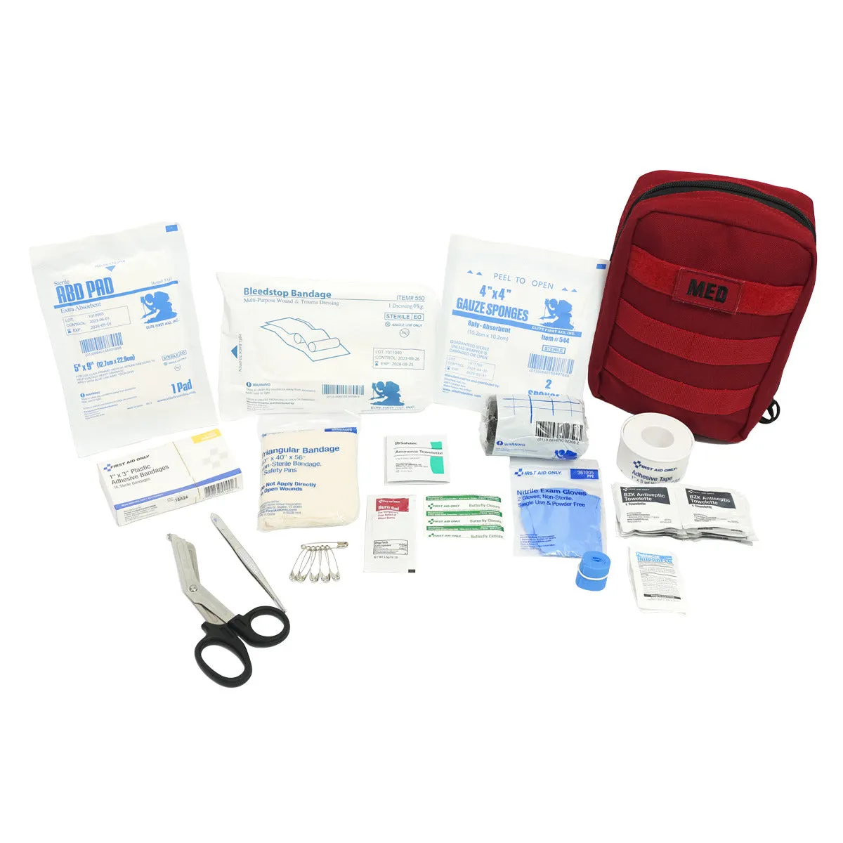Tactical IFAK First Aid Kit - Red