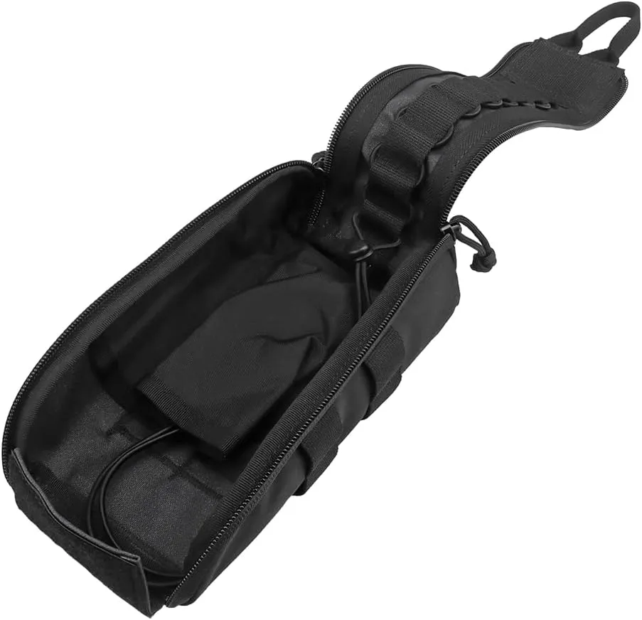 Tactical Medical First Aid Kit Military MOLLE Bag Waist Belt Pouch Quick Response Hunting Vest Bag First Aid Pack B