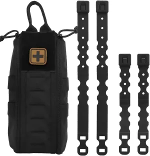Tactical Medical First Aid Kit Military MOLLE Bag Waist Belt Pouch Quick Response Hunting Vest Bag First Aid Pack B
