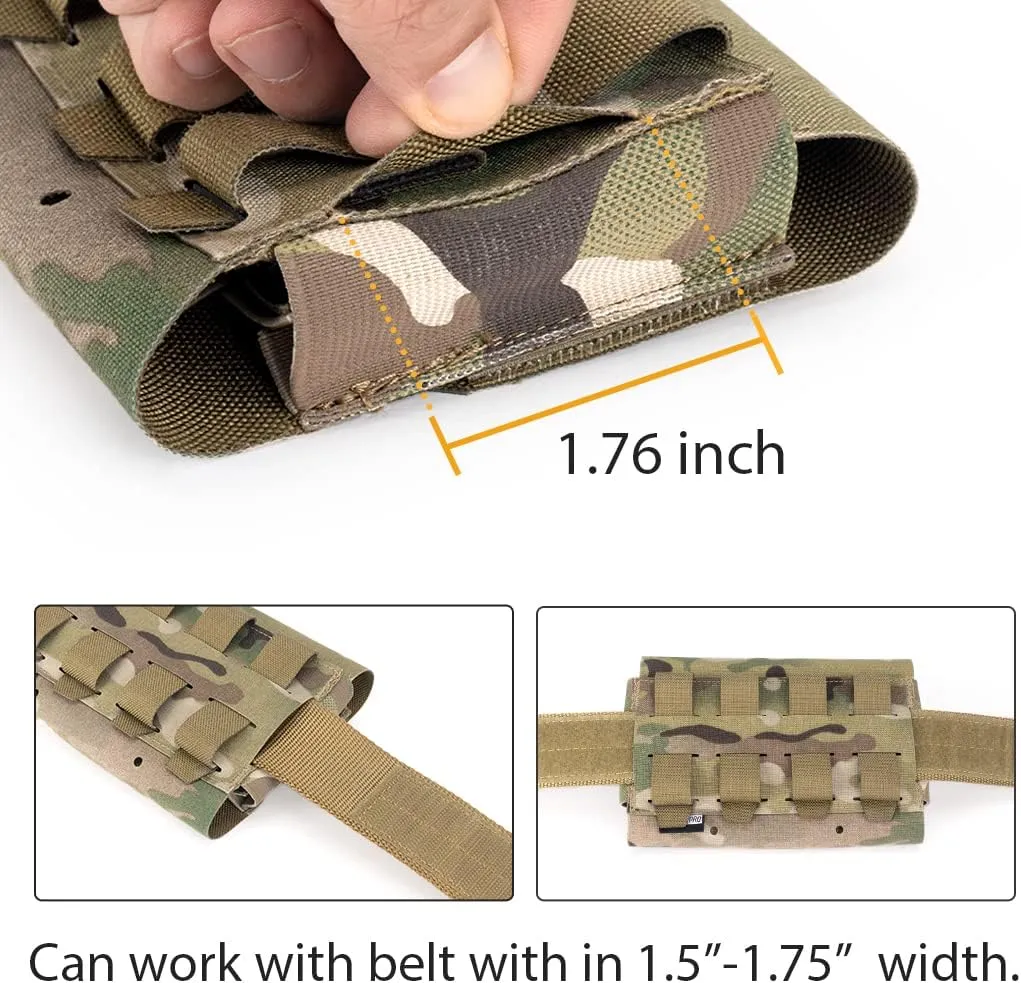 Tactical Medical Pouch MOLLE EMT First Aid Pouch IFAK Utility Pouch Portable Trauma Bag 500D Nylon for Tactical Belt and Vest