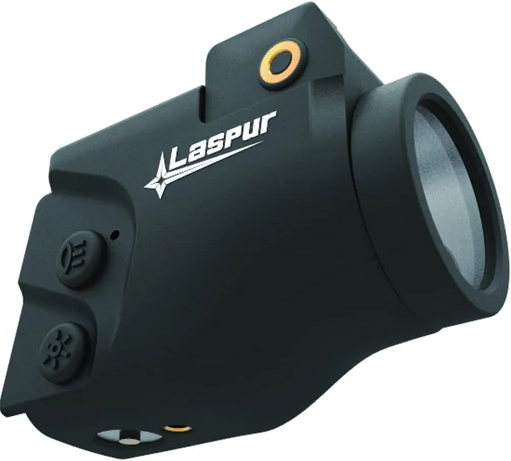 Tactical Sub Compact Rail Mount Laser Sight & Flashlight Light Combo, Magnetic Touch Rechargeable Battery