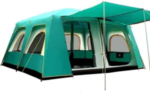 Tent for Camping Camping Tent 3 4 Person with Mesh Windows Instant Tent Waterproof, Upf40  for Family Hiking Mountaineering Travel Large Space for Picnic Outdoors