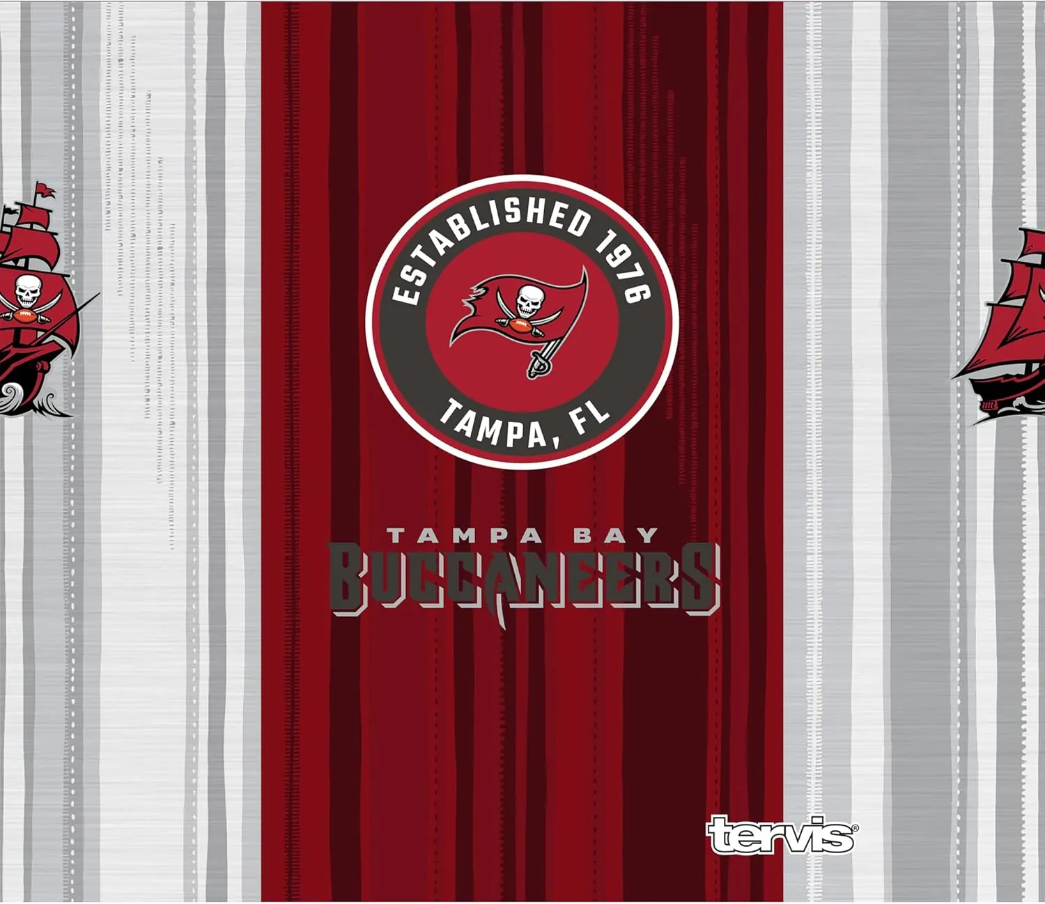 Tervis NFL Tampa Bay Buccaneers-All in Water, 24oz Wide Mouth Bottle, Stainless Steel