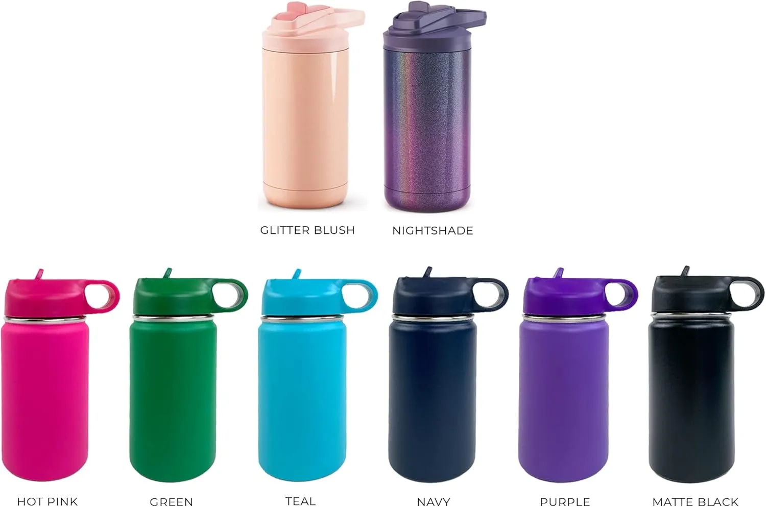 The Crafty Engineer Personalized Flower Girl and Ring Bearer Water Bottle (Green)