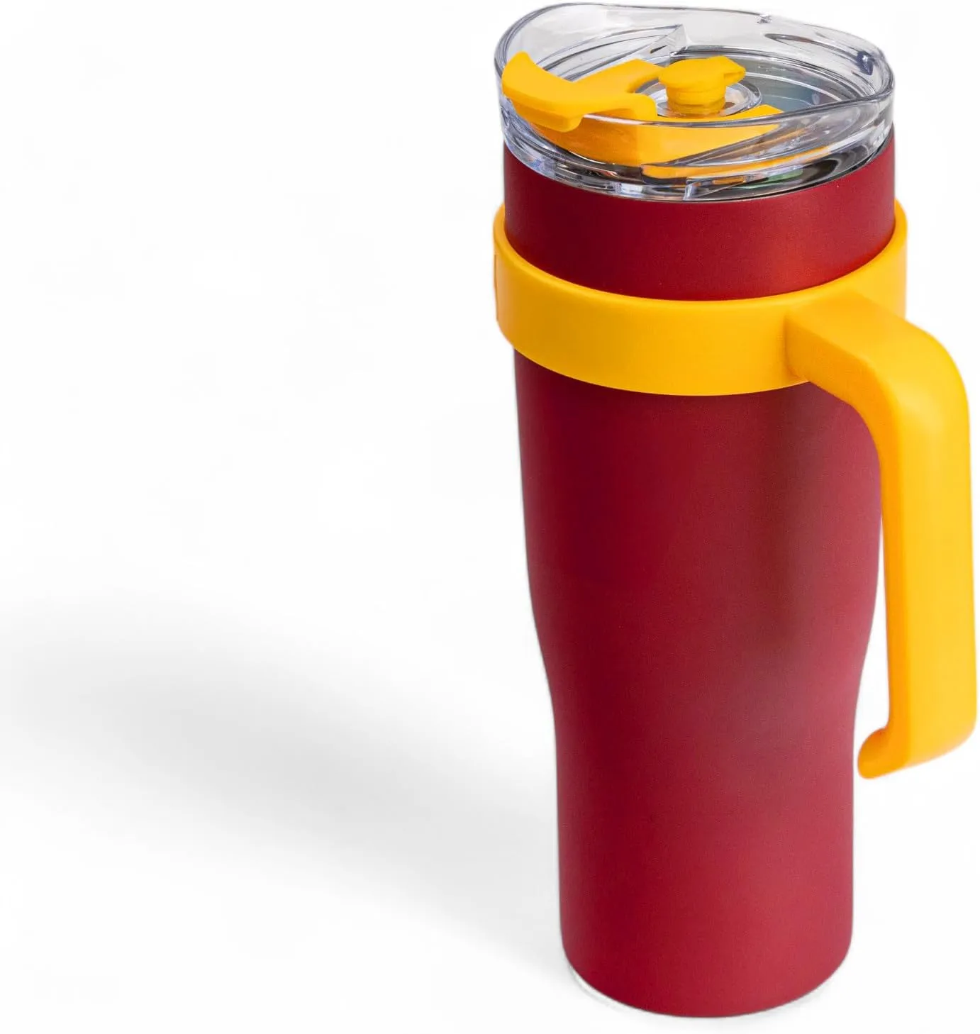 The Memory Company | Licensed NCAA 40oz Team Color Slim Tumbler with Straw and Handle