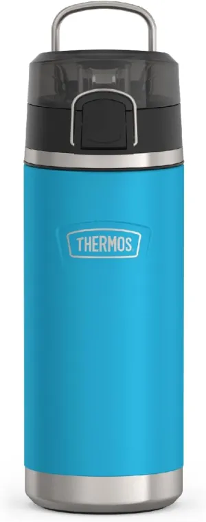THERMOS ICON SERIES, Water Bottle with Spout - 18 Ounce, Dark Teal - Stainless Steel Vacuum Insulated Water Bottle with Lid