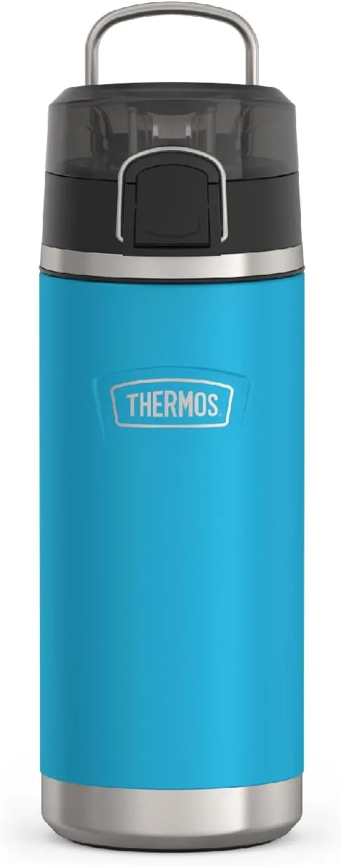 THERMOS ICON SERIES, Water Bottle with Spout - 18 Ounce, Dark Teal - Stainless Steel Vacuum Insulated Water Bottle with Lid
