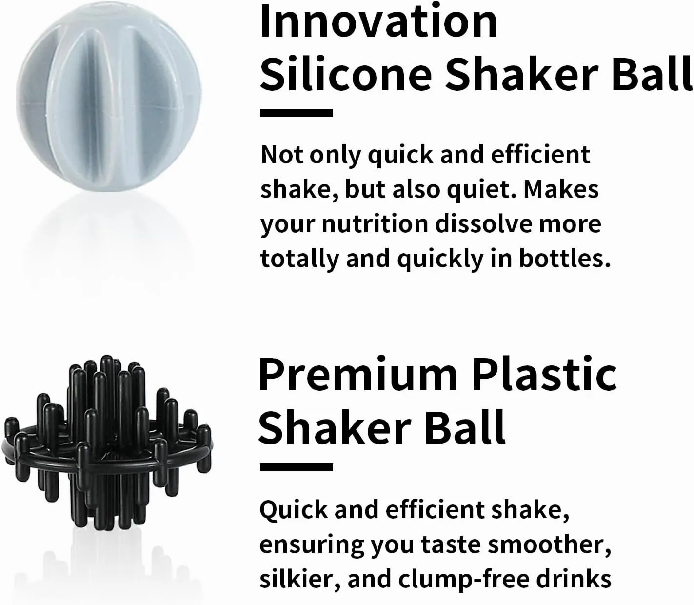 TOOFEEL Shaker Bottle Stainless Steel - 20 oz Double Walled Insulated Shaker Cups for Protein Shakes, Keeps Cold/Hot, Shaker Bottle for Protein Mixes, Gym Workout Protein Shaker Bottle