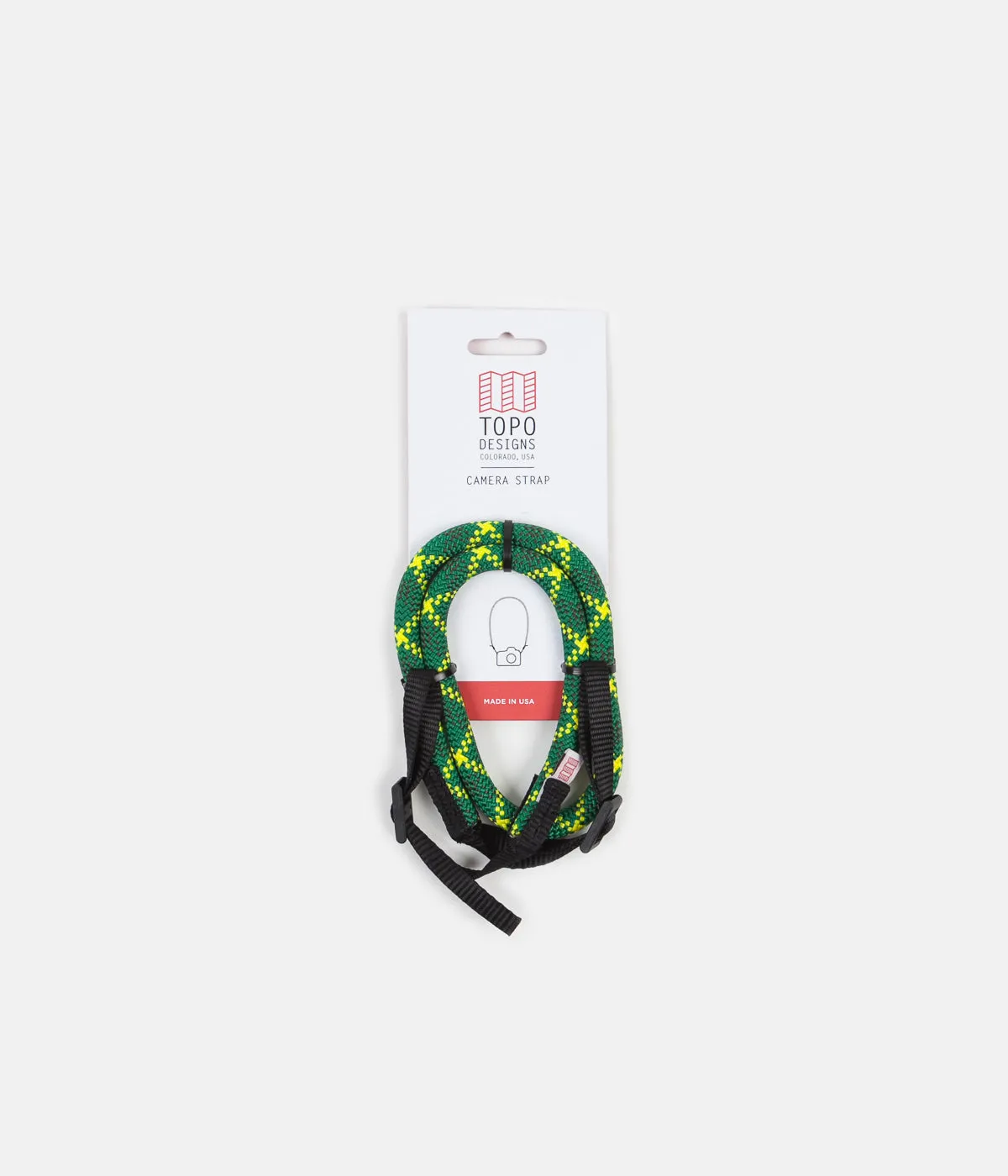 Topo Designs Camera Strap - Green