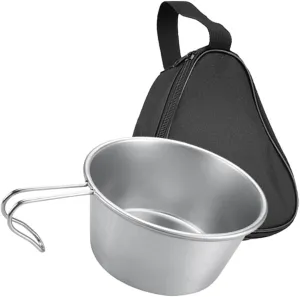 Totority Multi-use Stainless Steel Camping Bowl Cup Scale Lightweight for Hiking Backpacking