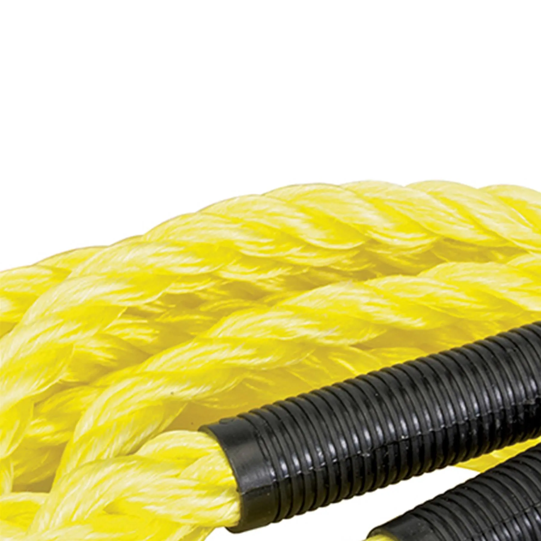 Tow Rope 2 Tonne 4M X 14mm Poly-Braided Tow Rope Forged Hooks & Plastic Guards