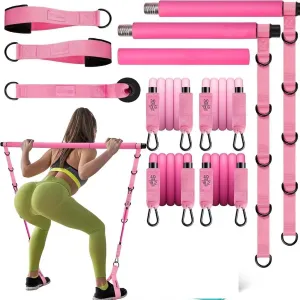 Transform Your Fitness Routine with The Ultimate Pilates Bar Kit–Compact, Portable, and Versatile for Total-Body Strength & Flexibility