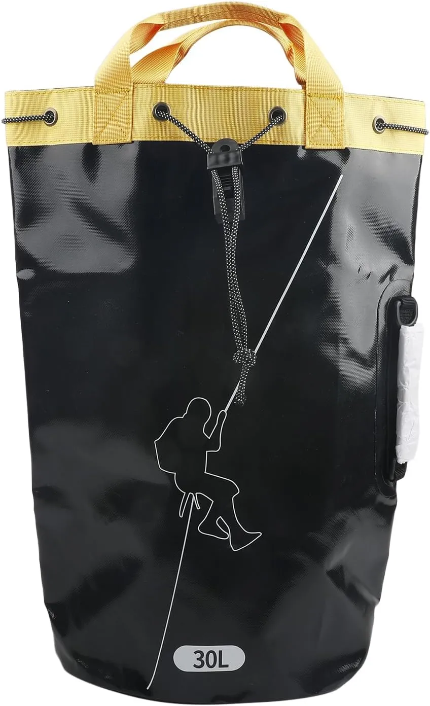 Tree Climbing Rope Bag - Rock Climbing Backpack | Utility Gear Rope Organizer | Professional Heavy Duty Weather Resistant High Tensile Non Slip Backpack for Tree Arborist Work Camping Hiking Outdoor