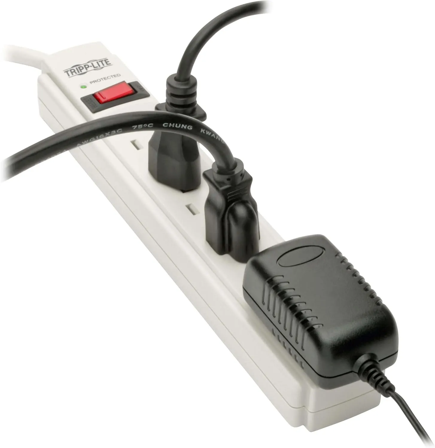 Tripp Lite TAA Compliant 6 Outlet Surge Protector Power Strip, 6ft Cord, TLP606TAA