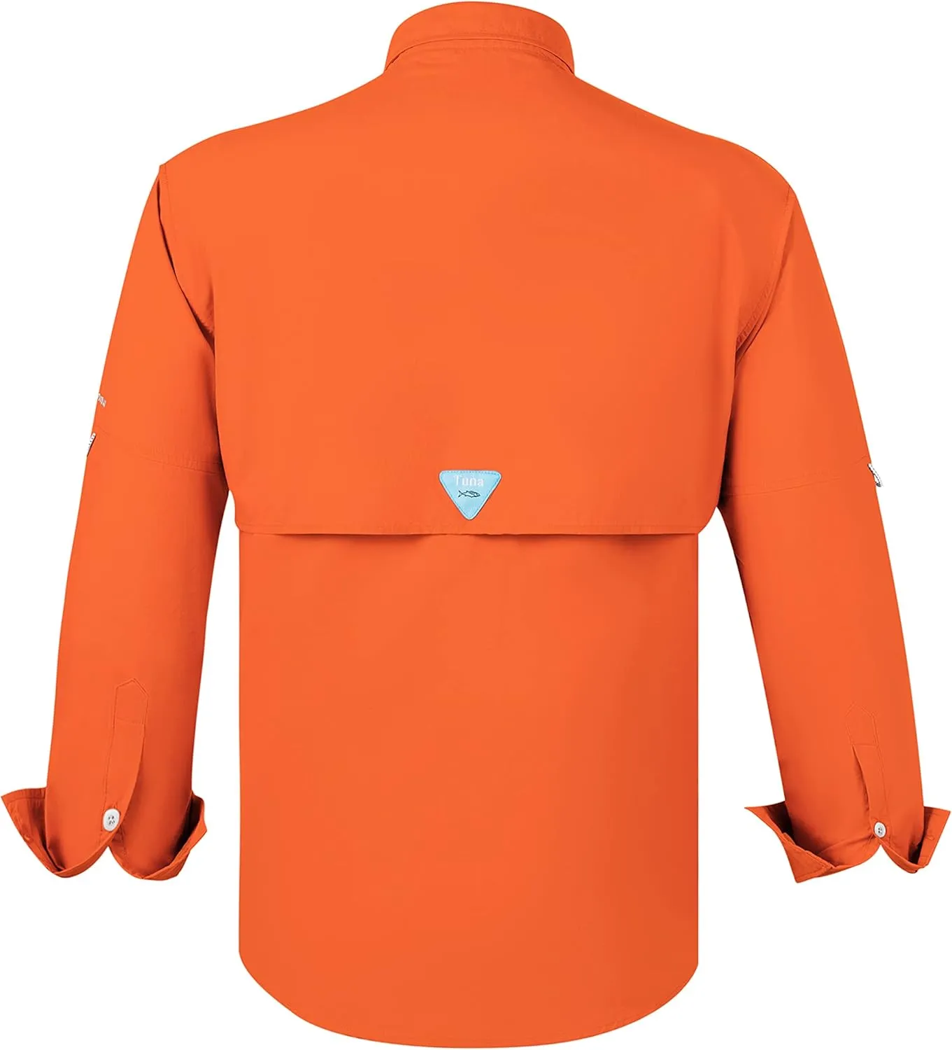 Tuna Men's Fishing Outdoor Button Down UPF 50  Sun Protection Waterproof Hiking Long Sleeve Shirts