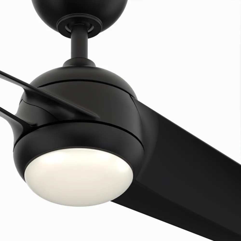 TwoFold 60 inch Indoor/Outdoor Ceiling Fan with LED Light Kit - Black