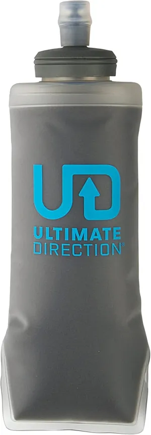 Ultimate Direction 2023 Body Bottle Collapsible Soft Side Water Bottle with High Flow Valve, Insulated or Non-Insulated, Made by Hydrapak, 450mL – 500mL