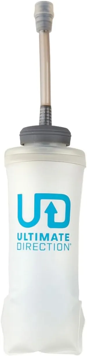 Ultimate Direction 2023 Body Bottle Collapsible Soft Side Water Bottle with High Flow Valve, Insulated or Non-Insulated, Made by Hydrapak, 450mL – 500mL