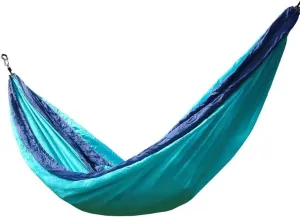Ultra-Light Portable Camping Hammock for Hiking & Backpacking, Nylon Parachute Fabric, Compact Travel Hammock with Carry Pouch – Blue