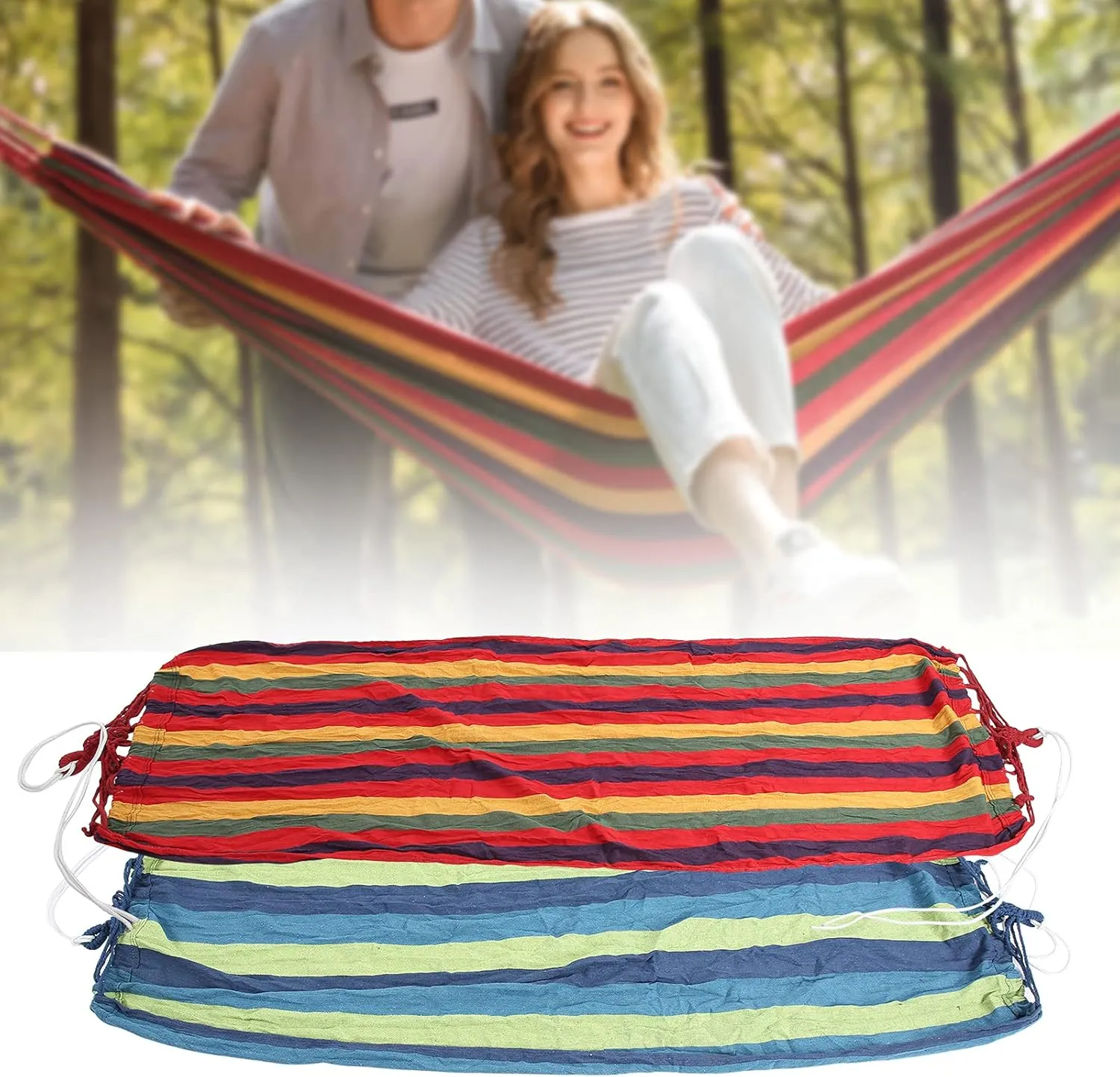 Ultralight Camping Hammock Portable Camping Hammock Single Double Hammock Lightweight Hammocks with Carry Bag for Indoor Outdoor Travel