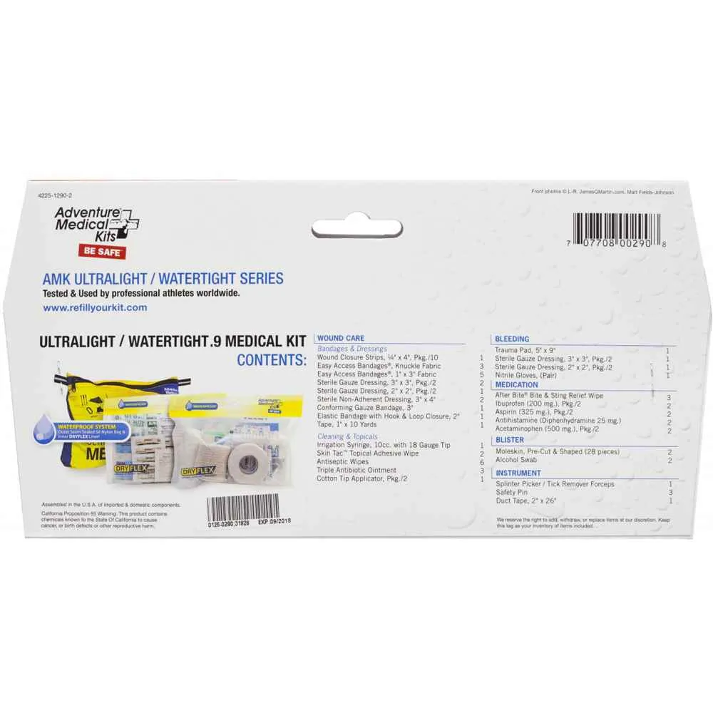 Ultralight/Watertight .9 First Aid Kit